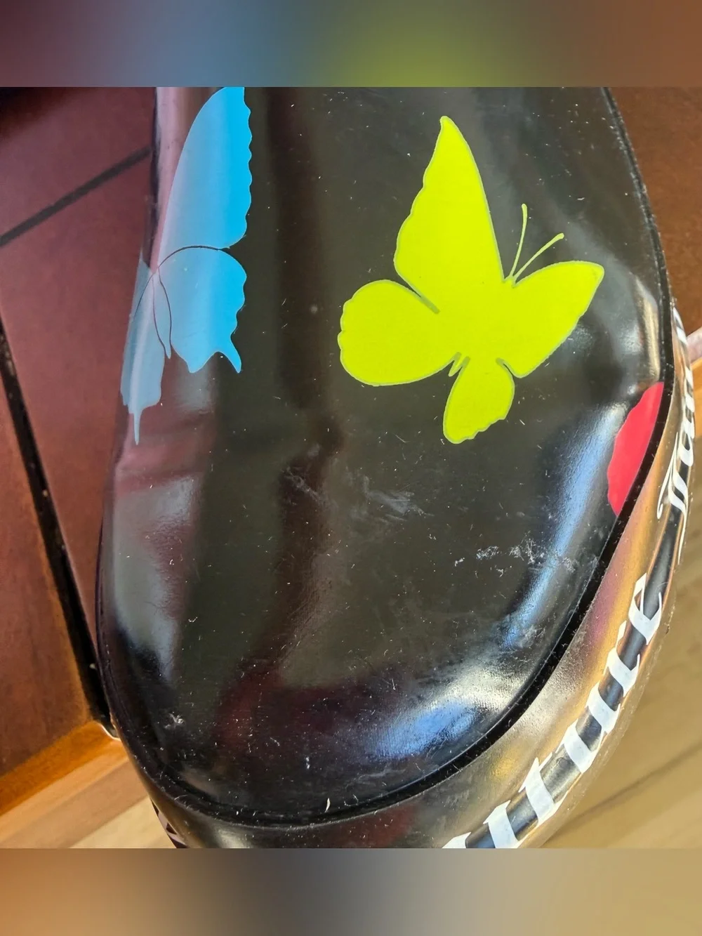 NEW JUICY COUTURE Colorful Butterfly Rain boots - Size 9